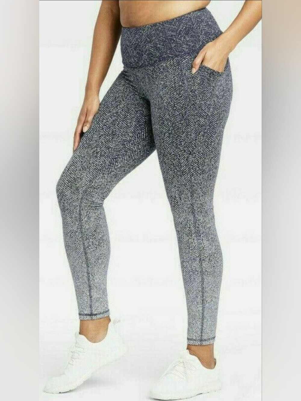 Ombre Pattern Active Leggings XXL